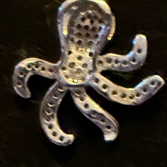 Sterling Silver Octopus Pendant - Picture 2 of 4